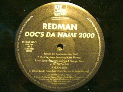 画像3: REDMAN / DOC'S DA NAME 2000  (US-2LP)