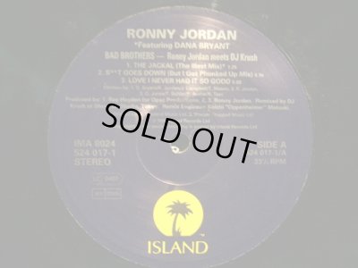 画像3: RONNY JORDAN MEETS D.J. KRUSH / BAD BROTHERS  (UK-LP)