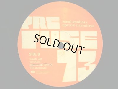 画像8: PREFUSE 73 ‎/ VOCAL STUDIES + UPROCK NARRATIVES  (UK-2LP)