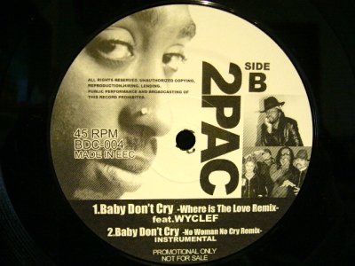 画像2: 2PAC / BABY DON'T CRY (REMIXES)