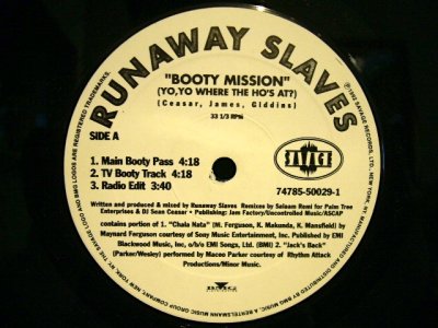 画像2: RUNAWAY SLAVES / BOOTY MISSION