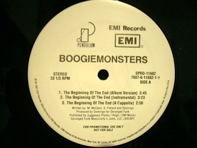 画像3: BOOGIEMONSTERS / THE BEGINNING OF THE END / GOD SOUND  (US-PROMO)