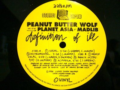 画像1: PEANUT BUTTER WOLF ‎/ DEFINITION OF ILL