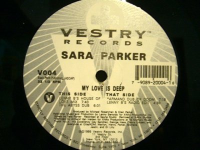 画像1: SARA PARKER / MY LOVE IS DEEP