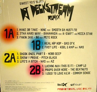 画像2: DJ DECKSTREAM / SWEET 90'S BLUES  (PROMO-2LP)