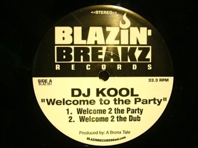 画像1: DJ KOOL ‎/ WELCOME TO THE PARTY