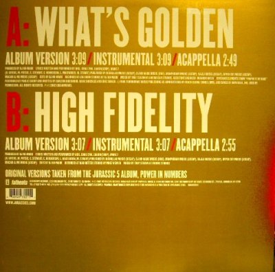 画像2: JURASSIC 5 / WHAT'S GOLDEN