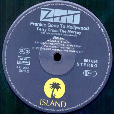 画像3: FRANKIE GOES TO HOLLYWOOD / RELAX  (GEMA)