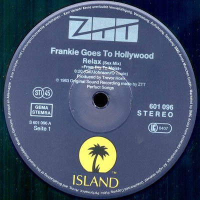 画像2: FRANKIE GOES TO HOLLYWOOD / RELAX  (GEMA)