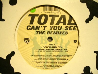 画像1: TOTAL ‎/ CAN'T YOU SEE (THE REMIXES)