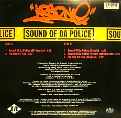画像2: KRS-ONE / SOUND OF DA POLICE