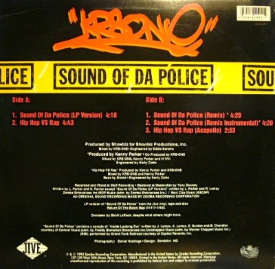 画像2: KRS-ONE / SOUND OF DA POLICE