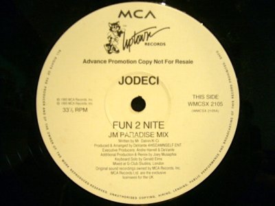 画像2: JODECI ‎/ FUN 2 NITE (JM REMIXES)  (UK-PROMO)