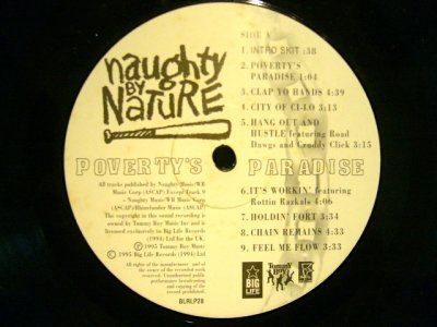 画像3: NAUGHTY BY NATURE ‎/ POVERTY'S PARADISE  (UK-LP)