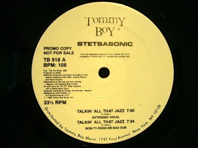 画像1: STETSASONIC / TALKIN' ALL THAT JAZZ  (US-PROMO)