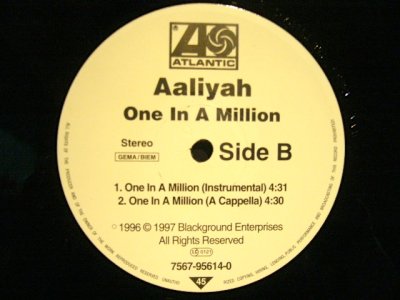 画像4: AALIYAH ‎/ ONE IN A MILLION  (GEMA)