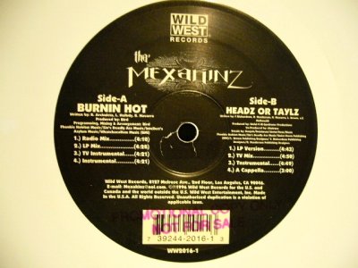 画像2: THA' MEXAKINZ ‎/ BURNIN' HOT / HEADZ OR TAYLZ