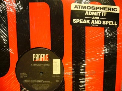 画像1: ATMOSPHERIC / ADMIT IT / SPEAK AND SPELL