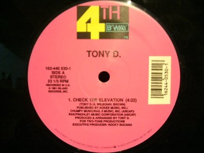 画像1: TONY D. / CHECK THE ELEVATION