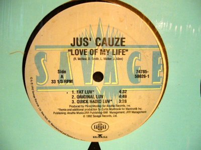 画像2: JUS' CAUZE / LOVE OF MY LIFE