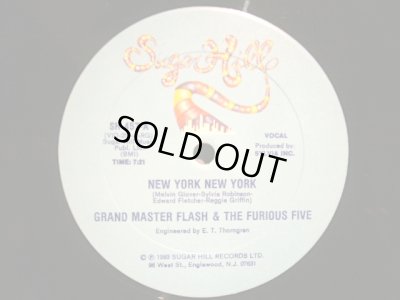 画像1: GRANDMASTER FLASH & THE FURIOUS FIVE ‎/ NEW YORK NEW YORK