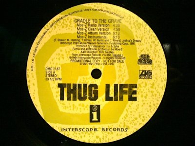 画像1: THUG LIFE / CRADLE TO THE GRAVE  (US-PROMO)