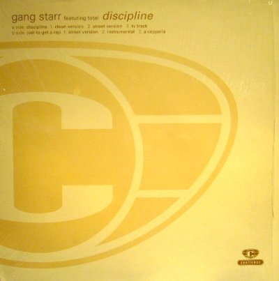 画像1: GANG STARR ‎/ DISCIPLINE  (UK-PROMO)