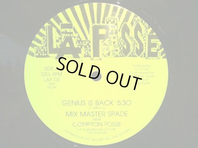 画像1: MIX MASTER SPADE AND COMPTON POSSE / GENIUS IS BACK  (¥1000)