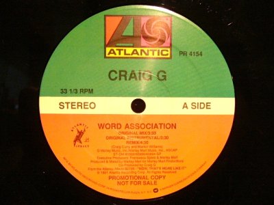 画像1: GRAIG G / WORD ASSOCIATION  (US-PROMO)