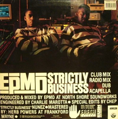 画像2: EPMD ‎/ STRICTLY BUSINESS  (UK)