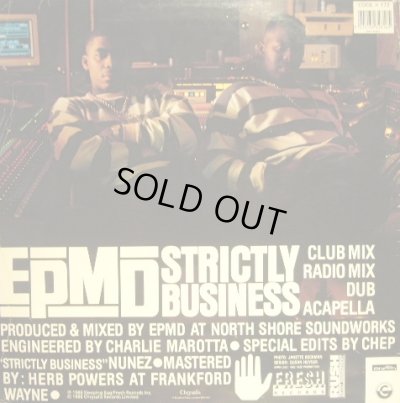 画像2: EPMD ‎/ STRICTLY BUSINESS  (UK)
