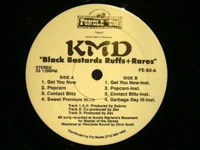 画像1: KMD ‎/ BLACK BASTARDS RUFFS+RARES (EP)