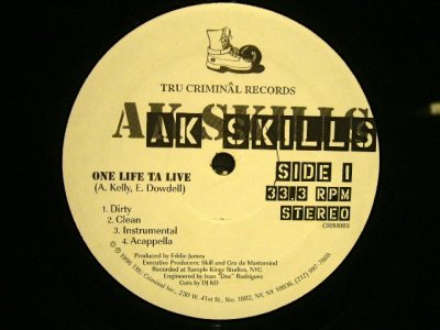 画像1: AK SKILLS / ONE LIFE TA LIVE