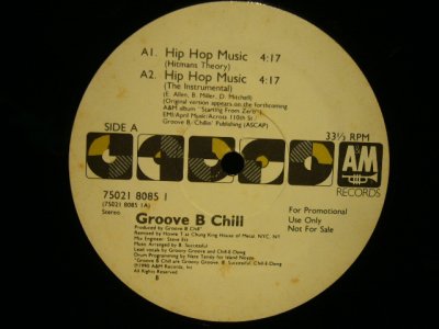 画像1: GROOVE B CHILL ‎/ HIP HOP MUSIC  (US-PROMO)