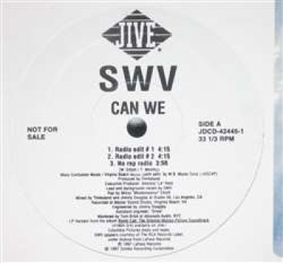 画像1: SWV / CAN WE  (US-PROMO)