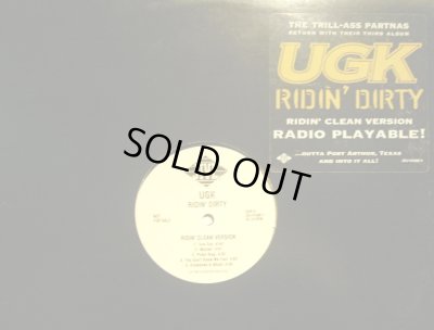 画像1: UGK ‎/ RIDIN' DIRTY (RIDIN' CLEAN VERSION)  (US-PROMO LP)