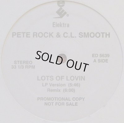 画像1: PETE ROCK & C.L. SMOOTH / LOTS OF LOVIN  (US-PROMO)