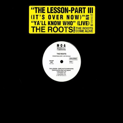 画像1: THE ROOTS ‎/ THE LESSON-PART III / YA'LL KNOW WHOO  (US-PROMO)