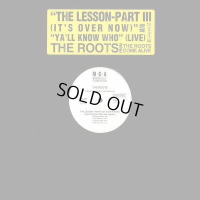 画像1: THE ROOTS ‎/ THE LESSON-PART III / YA'LL KNOW WHOO  (US-PROMO)