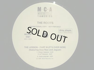 画像2: THE ROOTS ‎/ THE LESSON-PART III / YA'LL KNOW WHOO  (US-PROMO)