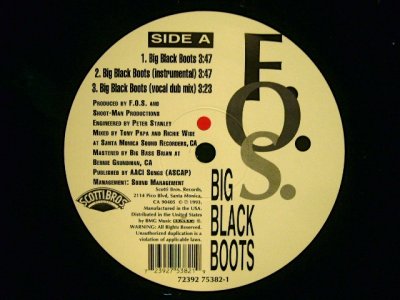 画像1: F.O.S. ‎/ BIG BLACK BOOTS