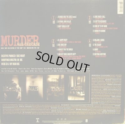 画像2: V.A. ‎/ MURDER WAS THE CASE (MUSIC FROM AND INSPIRED BY THE SHORT FILM "MURDER WAS THE CASE")  (GEMA-2LP)