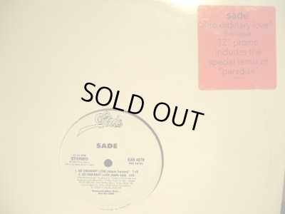 画像1: SADE ‎/ NO ORDINARY LOVE  (US-PROMO)