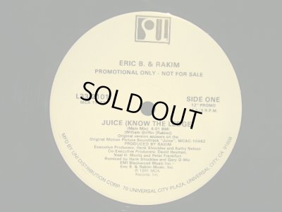 画像3: ERIC B. & RAKIM / JUICE ( KNOW THE LEDGE )  (US-PROMO)