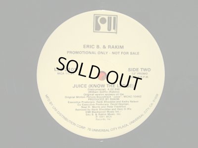 画像4: ERIC B. & RAKIM / JUICE ( KNOW THE LEDGE )  (US-PROMO)