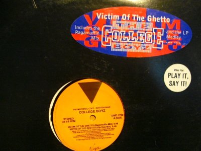 画像1: COLLEGE BOYZ ‎/ VICTIM OF THE GHETTO  (US-PROMO)