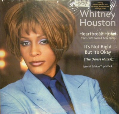 画像1: WHITNEY HOUSTON ‎/ HEARTBREAK HOTEL / IT'S NOT RIGHT BUT IT'S OKAY (THE DANCE MIXES)