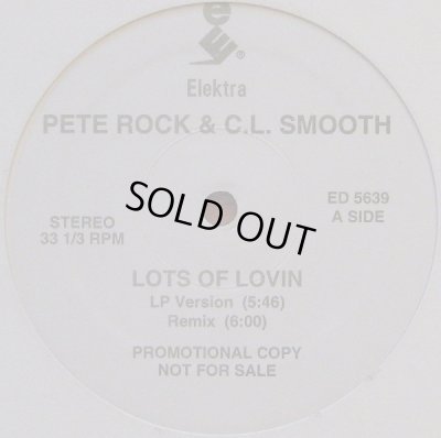 画像1: PETE ROCK & C.L. SMOOTH / LOTS OF LOVIN (US-PROMO)  (¥1000)