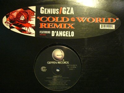 画像1: GENIUS / GZA FEATURING D'ANGELO ‎/ COLD WORLD (REMIX)