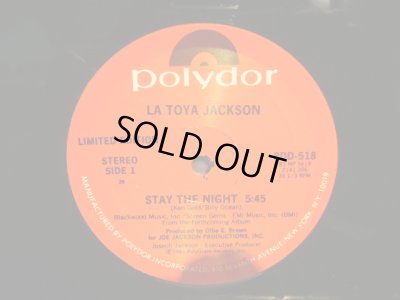 画像1: LA TOYA JACKSON ‎/ STAY THE NIGHT